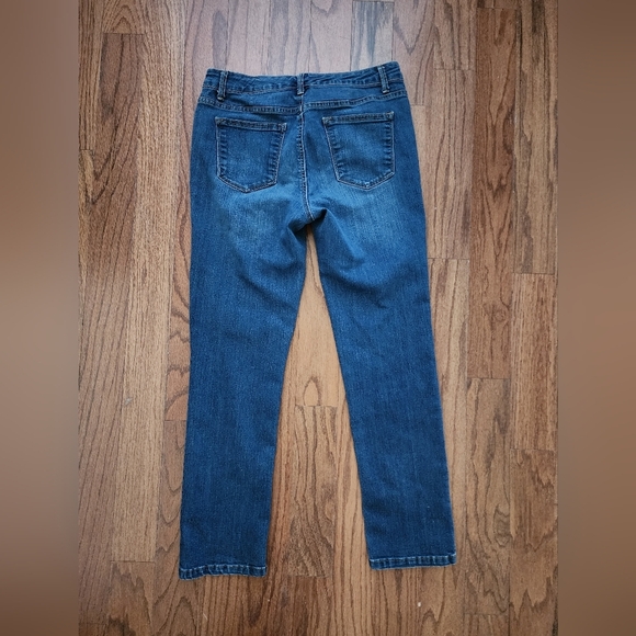 New Direction Weekend Women's 10P Slim Straight Jeans - Picture 3 of 4